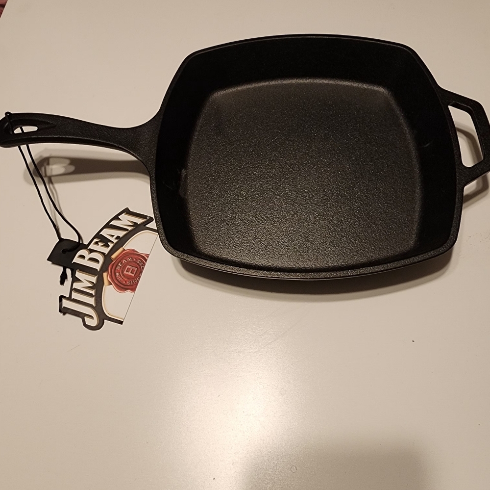 Jim Bean cast iron skillet 🍳